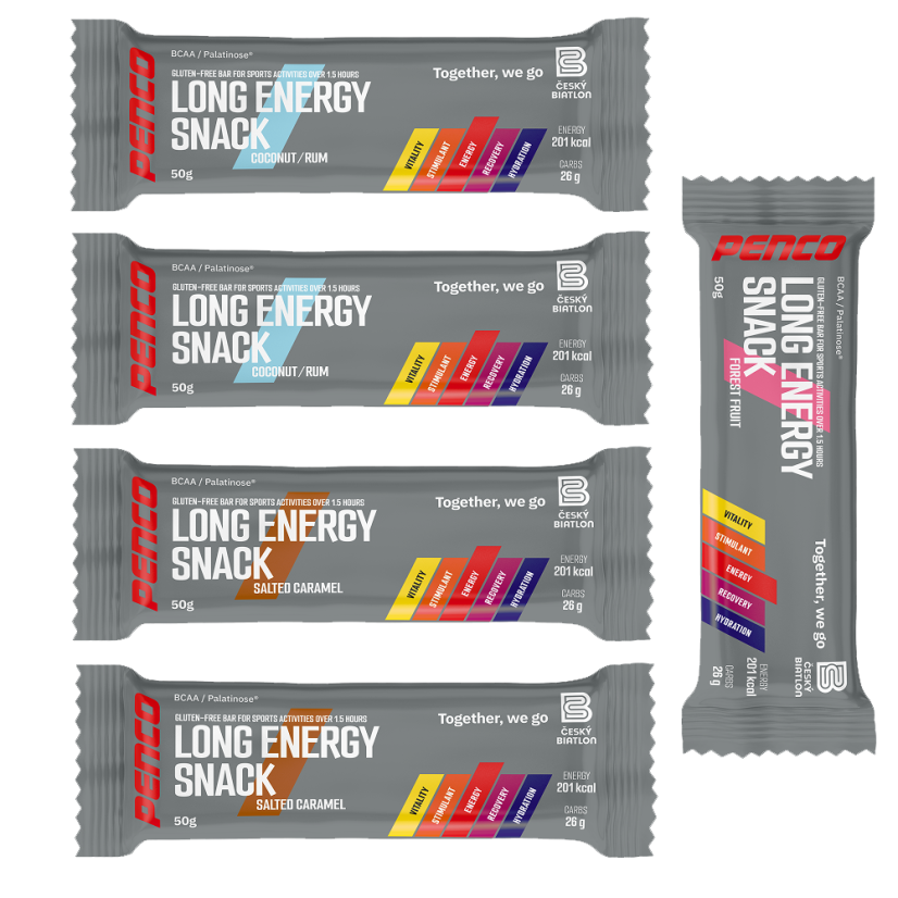 Testovací balíček 4+1 LONG ENERGY SNACK 50g