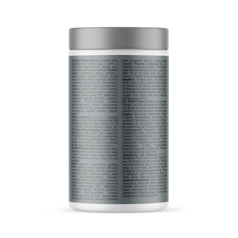 Iónový nápoj MINERAL DRINK 900g Mango maracuya