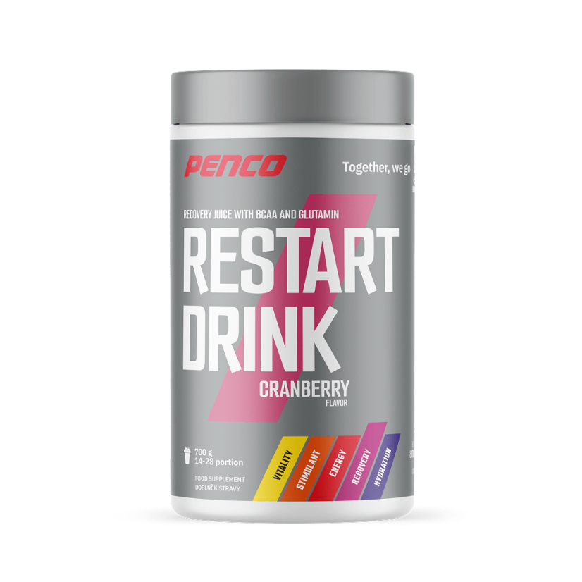 Regenerační nápoj RESTART DRINK Brusinka - Velikost balení: 700g