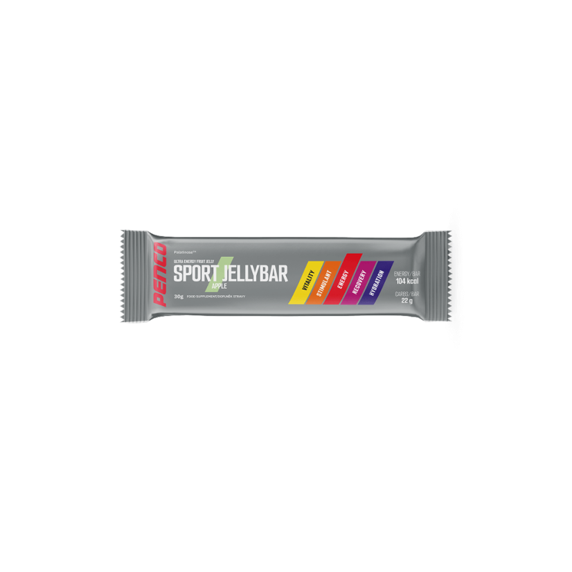Energetická tyčinka SPORT JELLYBAR 30g Zelené jablko - Počet ks: 1