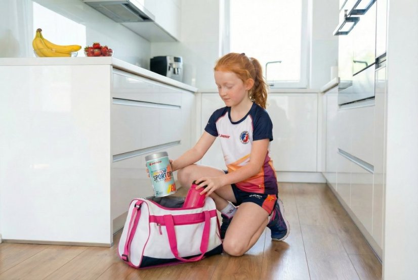 Iontový nápoj JUNIOR SPORT DRINK 700g Jahoda & Banán