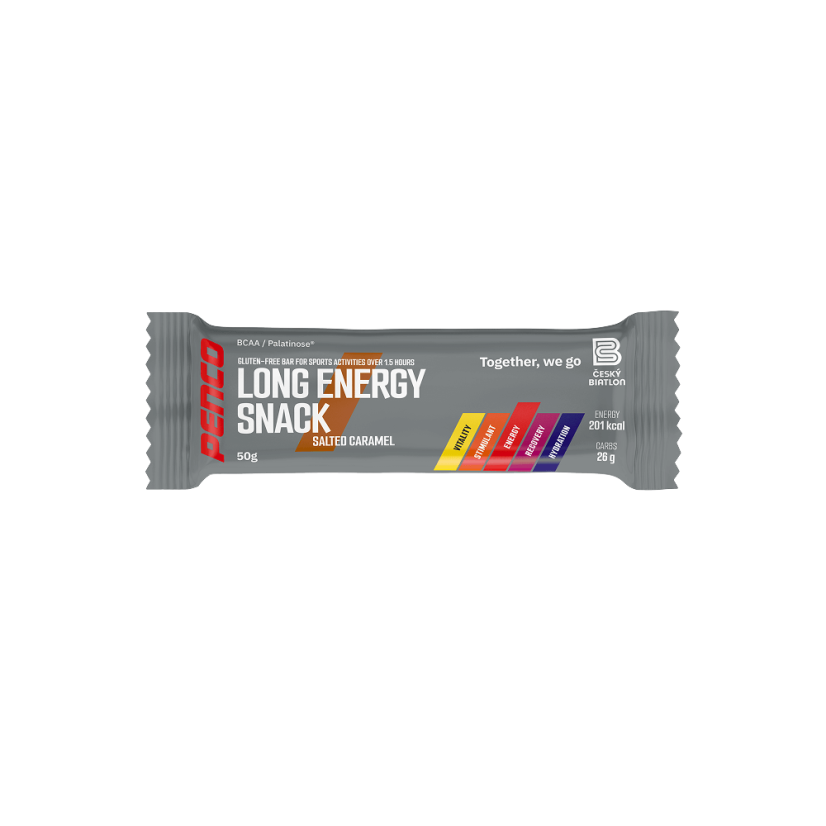 Energetická tyčinka LONG ENERGY SNACK 50g Slaný karamel - Počet ks: 1