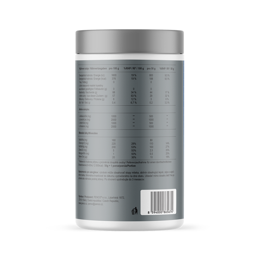 Regeneračný nápoj RESTART DRINK Brusnica - Veľkosť balenia: 3500g