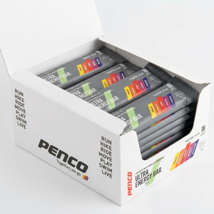 Energetická tyčinka ULTRA ENERGY BAR 40g Jablko - Počet ks: 30