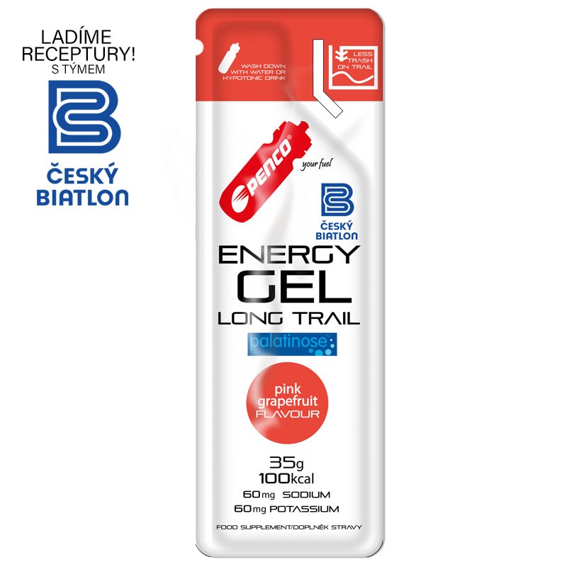 Energetický gel LONG TRAIL 35g Růžový grep