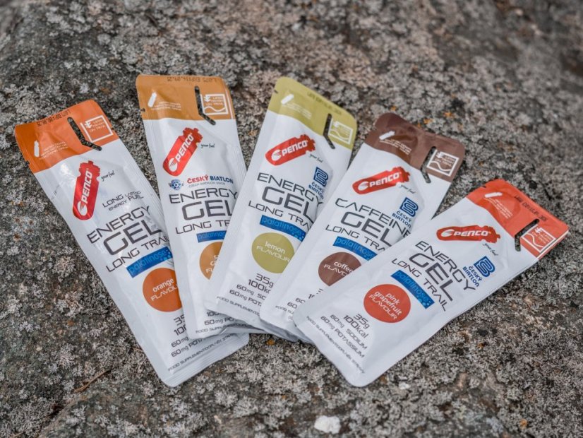 Energetický gel LONG TRAIL 35g Citron - Počet ks: 25