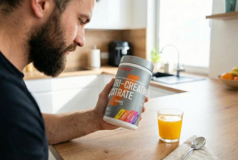 Kreatin nápoj Tricreatine Citrate 500g Pomeranč