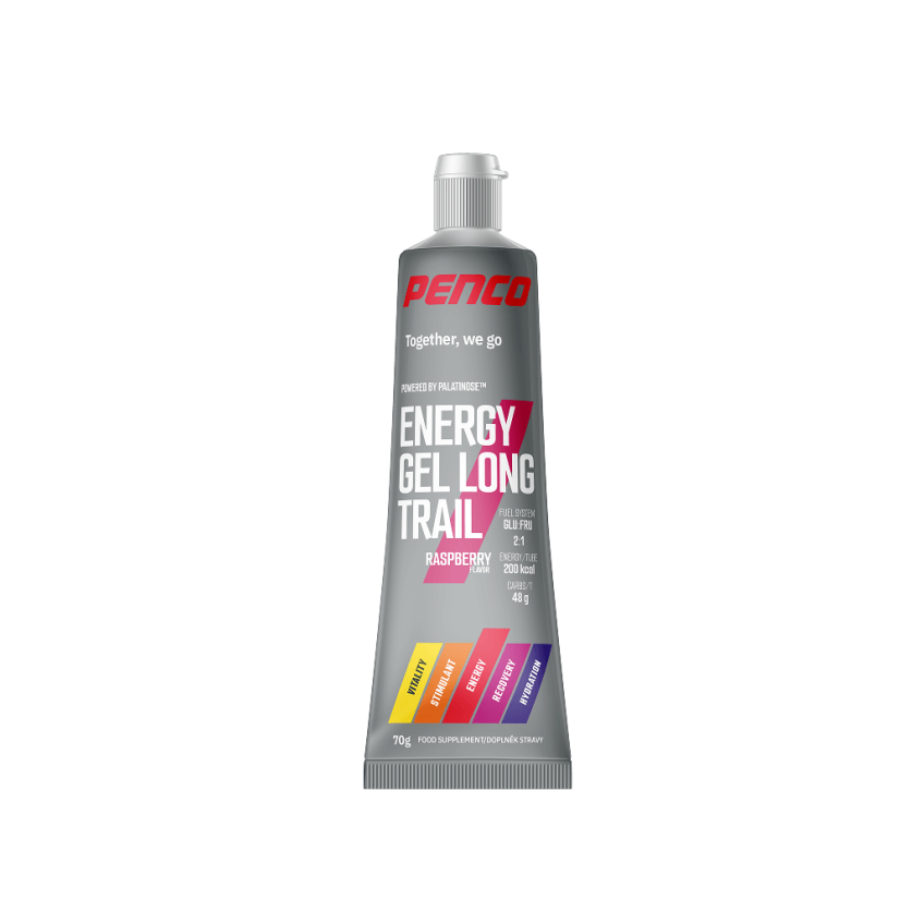 Energetický gél LONG TRAIL TUBA 70g Malina - Počet ks: 15