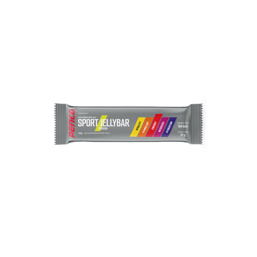 Energetická tyčinka SPORT JELLYBAR  30g Cedráta - Příchuť: Cedrata, Velikost balení: 30g, Počet ks: 20