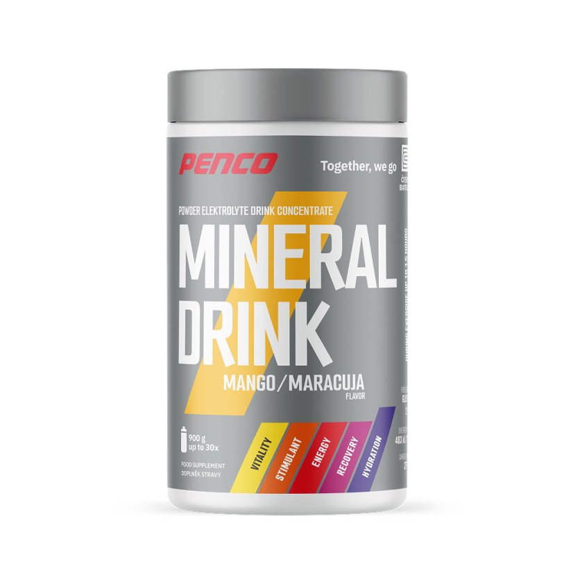 Iontový nápoj MINERAL DRINK Mango maracuya - Velikost balení: 900g