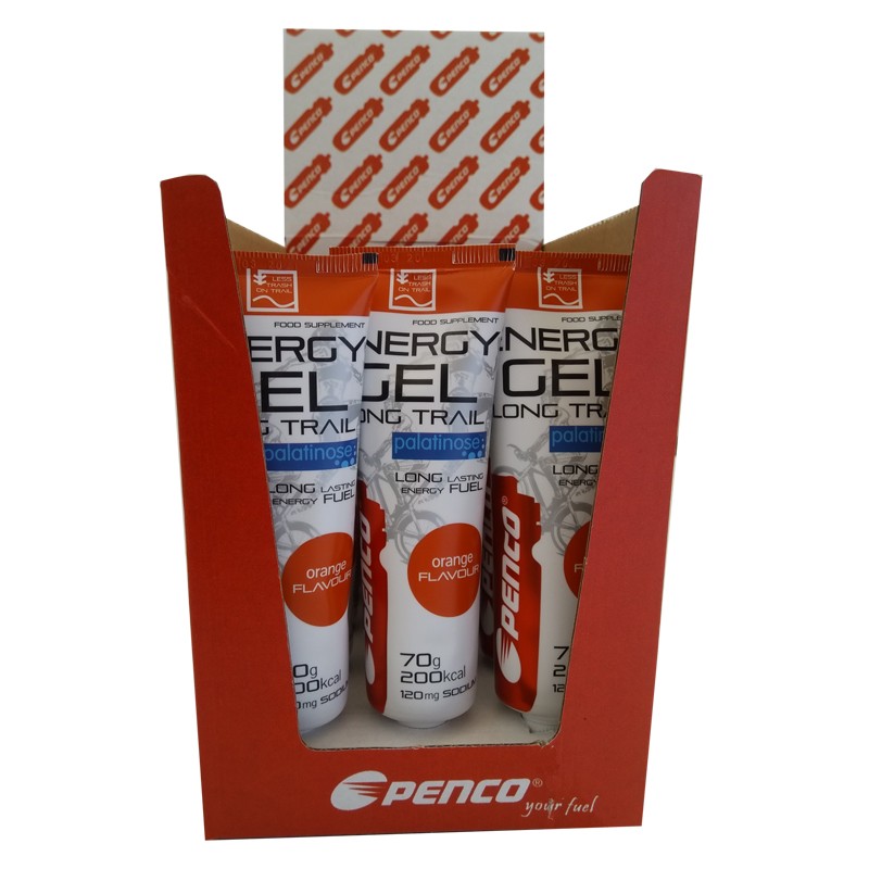 Energetický gel  LONG TRAIL TUBA 70g Pomeranč - Počet ks: 15