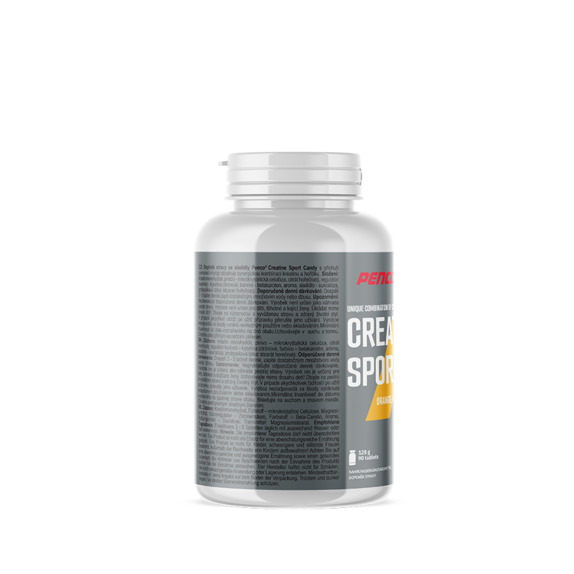 Kreatinové tablety Creatine Sport Candy 90 ks Pomaranč-Mango
