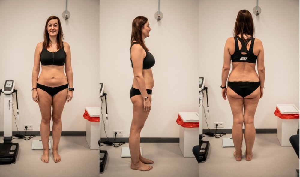 Radana po 3měsíční výzvě prezentuje ve spodním prádle změny na svém těle na 3 fotografiích – zepředu, zboku a zezadu.